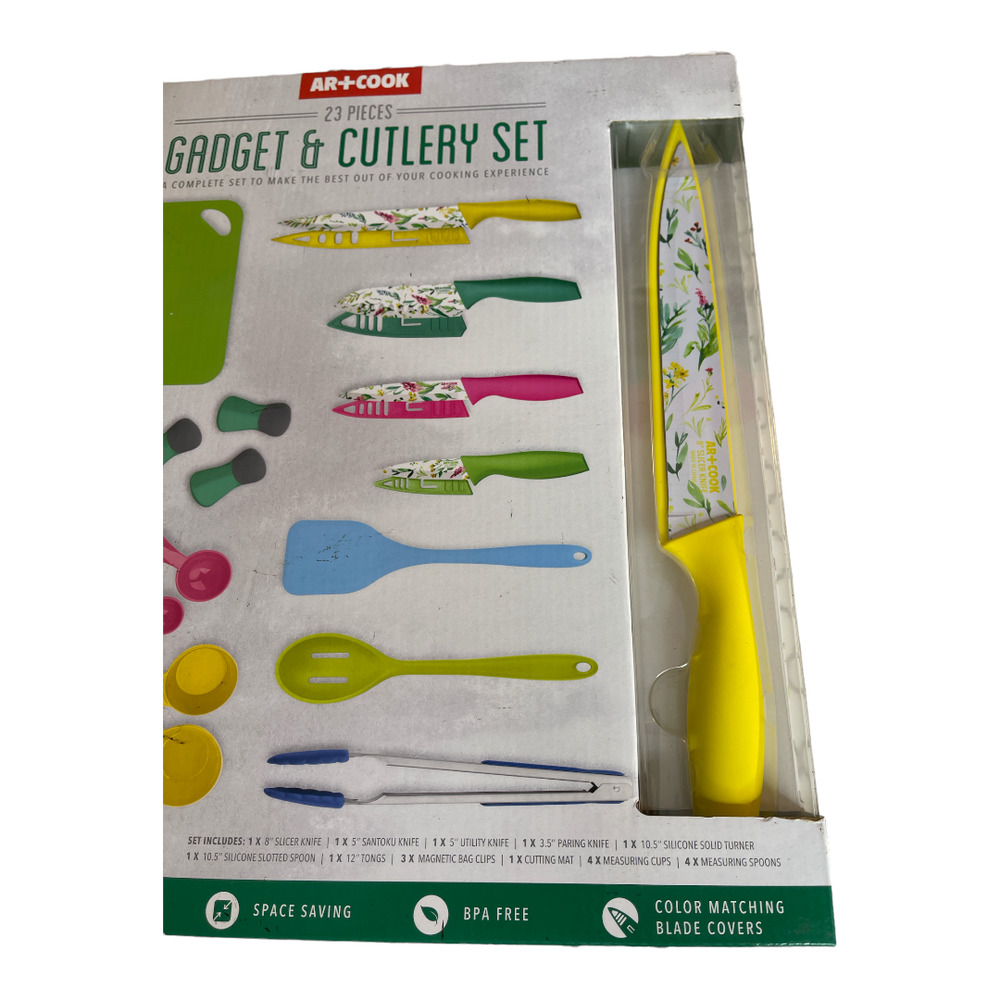 AR + Cook 23 Pieces Gadget & Cutlery Set, NEW - Picture 3 of 7